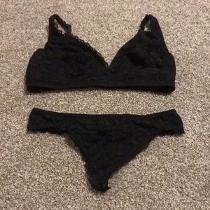 Cute bra and underwear set